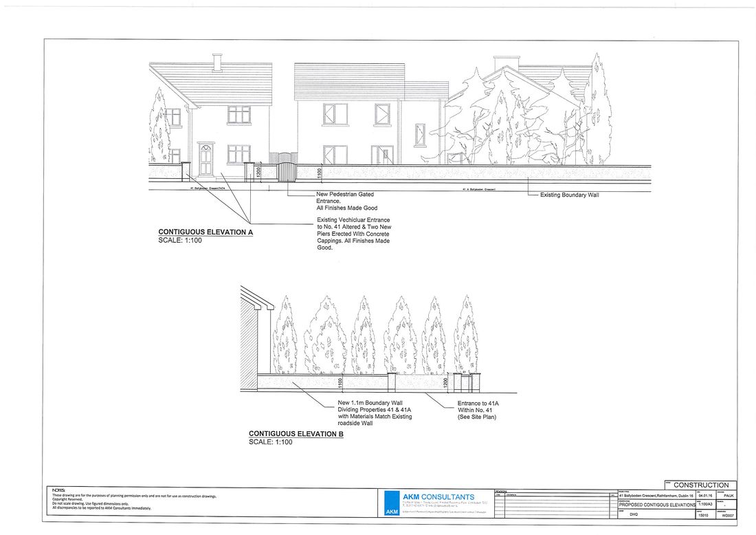 Sketch design layout detached house Ballyboden